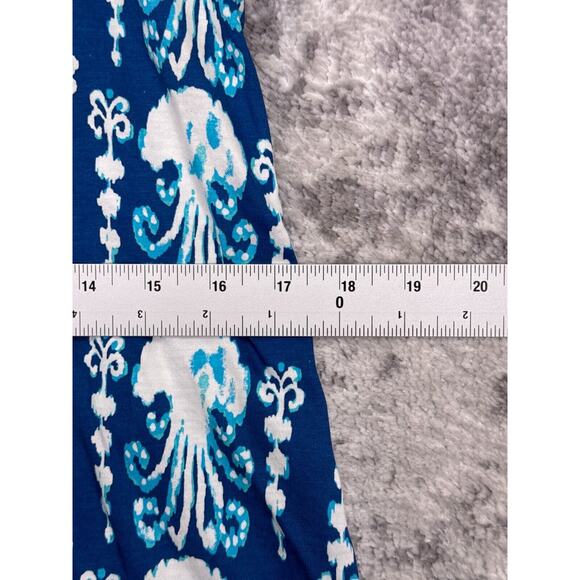 Lilly Pulitzer Dress Small Womens Blue Jellyfish Pima Cotton Tank - Picture 5 of 8